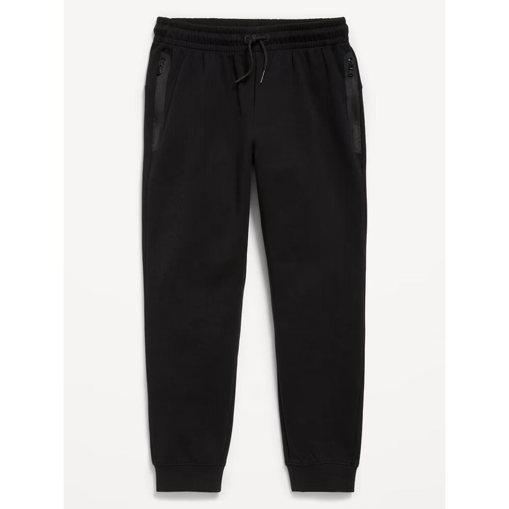 Old Navy Dynamic Fleece Jogger Sweatpants Boys XL 14-16 Black Zip Pocket Active